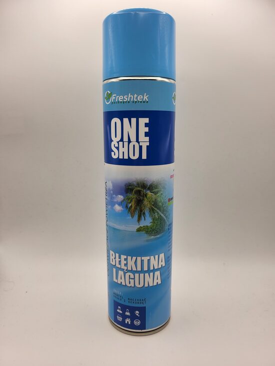 Freshtek ONE SHOT Kvapų neutralizatorius Mėlynoji lagūna  600 ml.