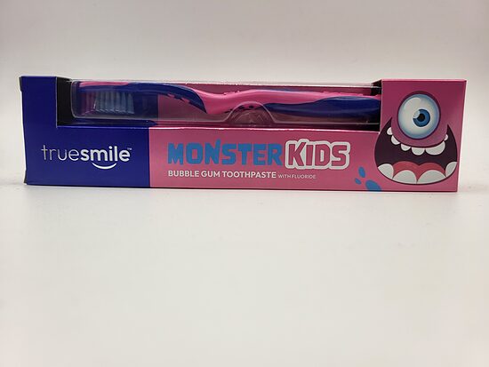 Dantų pasta Monster Kids + dantų šepetėlis