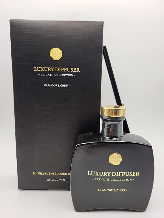 Namų kvapas  su lazdelėmis LUXURY  Glamour&Cherry 200 ml.