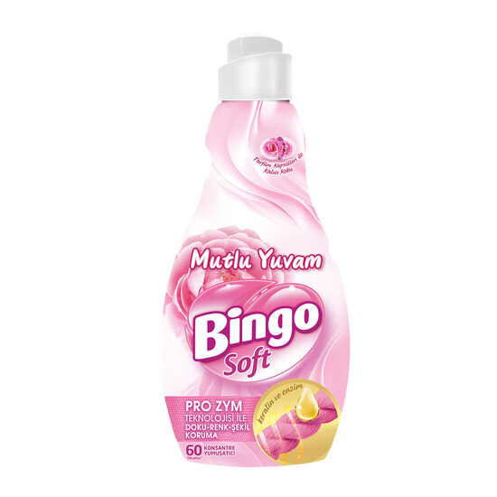 Skalbinių minkštiklis "Bingo Soft Mutlu Yuvam" 1440 ml.