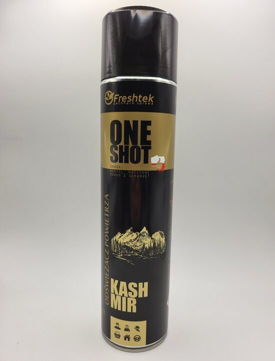 Freshtek ONE SHOT Kvapų neutralizatorius KASHMIR  600 ml.