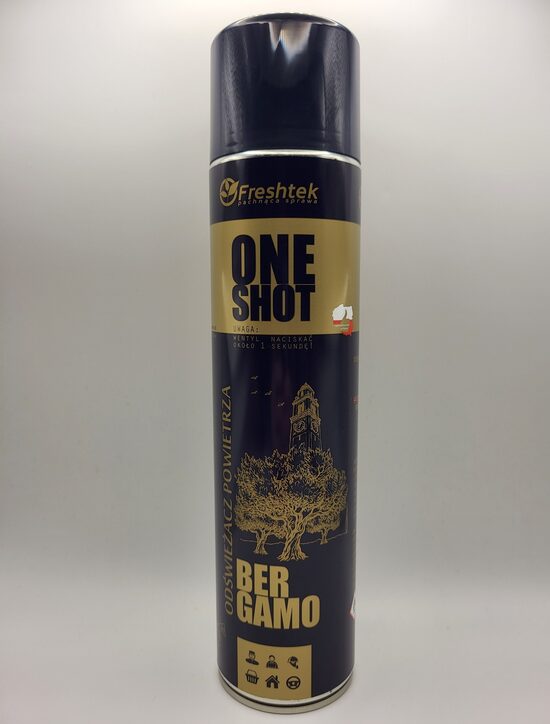 Freshtek ONE SHOT Kvapų neutralizatorius BERGAMO  600 ml.