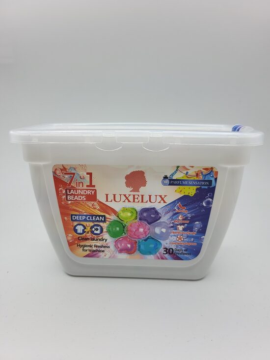Skalbimo kapsulės LUXELUX 7in1 30 kapsulių