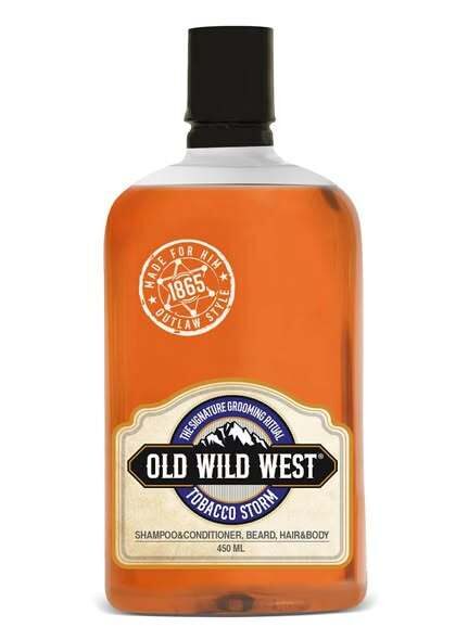 Šampūnas ir kondicionierius OLD WILD WEST TABACCO STORM 450 ml.
