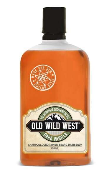 Šampūnas ir kondicionierius OLD WILD WEST DARK VANILLA 450 ml.