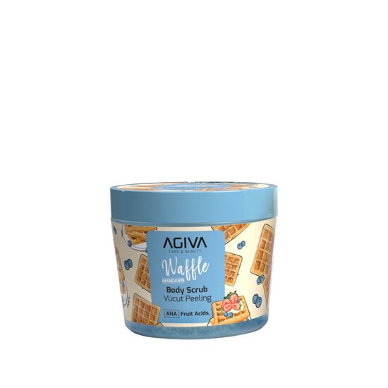 AGIVA kūno šveitiklis "Mandarinas-vaflis" 300 ml.