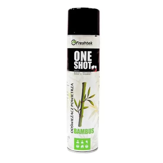 Freshtek ONE SHOT Kvapų neutralizatorius BAMBUS  600 ml.